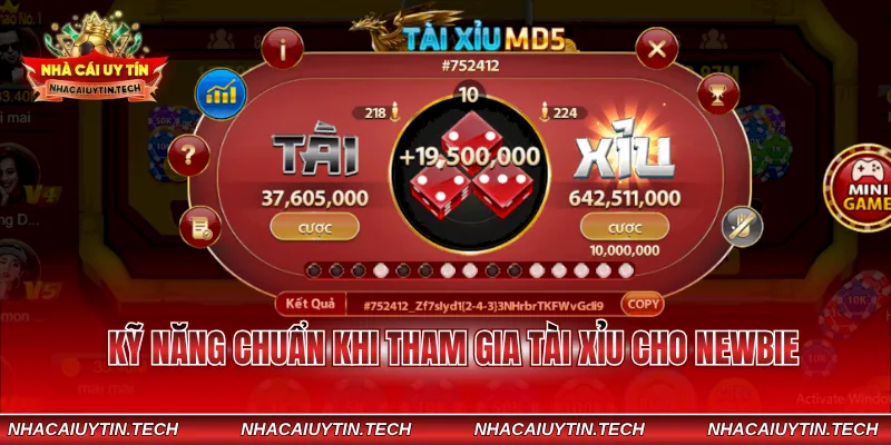 Kỹ năng chuẩn khi tham gia Tài Xỉu cho newbie 